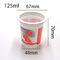 Oripack Plastic Yogurt Cup Eco 4 Oz تغليف الآيس كريم مع ملعقة