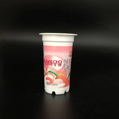 90mm Cover PP أكواب الزبادي القابل للتصرف مع أغطية 320ml ODM