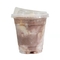 أكواب بلاستيكية من الشاي بالحليب الشفاف بقطر 90 مم مع أغطية 20 أونصة 16 أونصة 15 أونصة غير سامة
